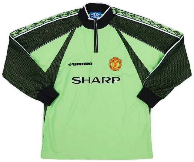 Umbro 1998-99 Manchester United GK Shirt - 8/10 - (L.Boys)