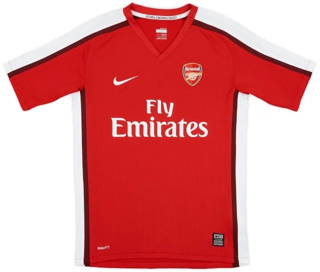 Nike 2008-10 Arsenal Home Shirt - 9/10 - (L.Boys)