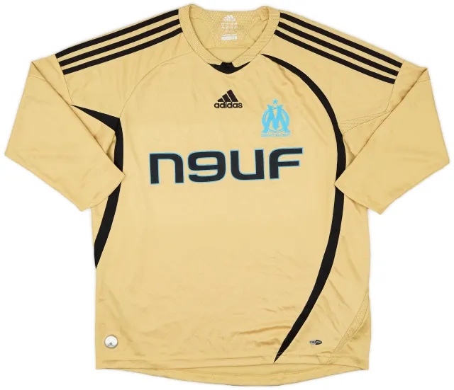 adidas 2008-09 Olympique Marseille Third Shirt - 8/10 - (XL.Boys)