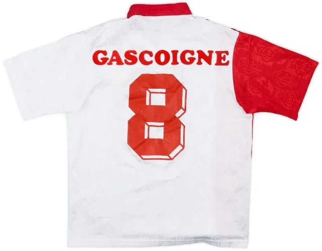 adidas 1996-97 Rangers Away Shirt Gascoigne #8 - 6/10 - (Y)