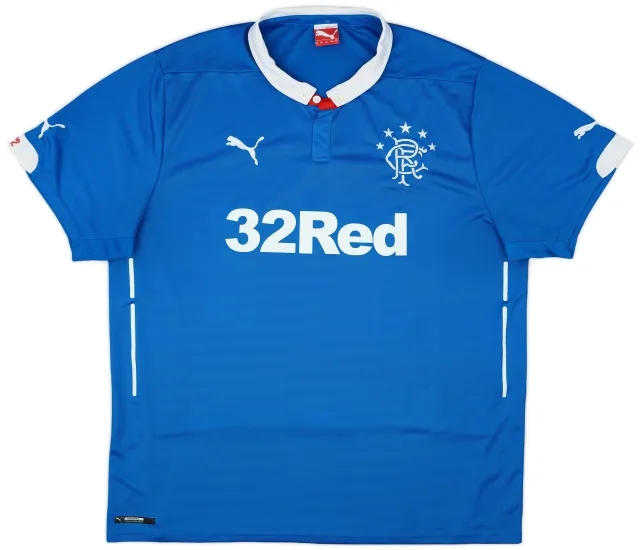 Puma 2014-15 Rangers Home Shirt - 8/10 - (XXL)
