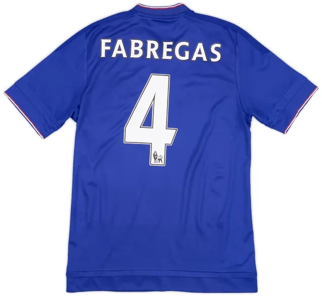 adidas 2015-16 Chelsea Home Shirt Fabregas #4 - 5/10 - (S)