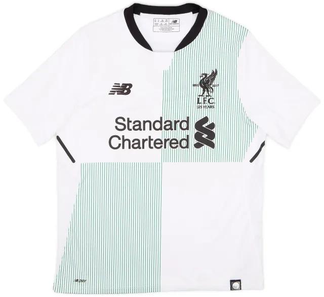 NewBalance 2017-18 Liverpool Away Shirt - 7/10 - (L.Boys)