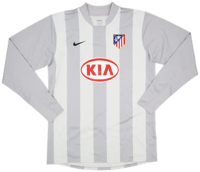Nike 2007-08 Atletico Madrid Player Issue GK Shirt - 9/10 - (L)