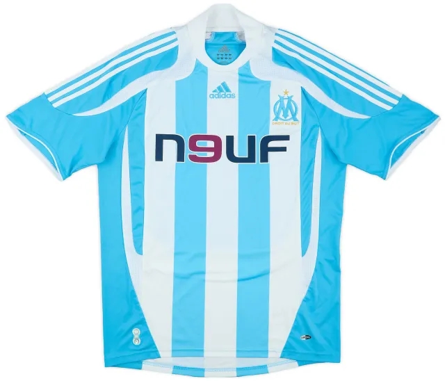 adidas 2007-08 Olympique Marseille Away Shirt - 7/10 - (M)