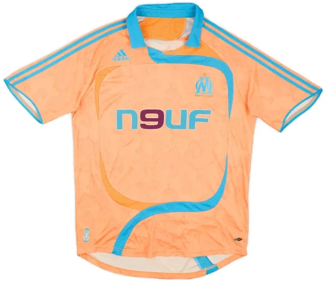 adidas 2007-08 Olympique Marseille Third Shirt - 8/10 - (L)