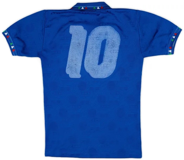 Diadora 1994 Italy Home Shirt #10 - 4/10 - (M.Boys)