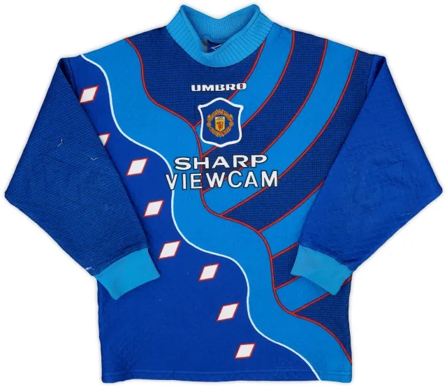 Umbro 1994-97 Manchester United GK Shirt - 9/10 - (L.Boys)