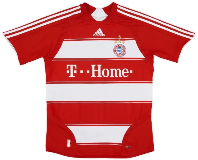 adidas 2008-09 Bayern Munich Home Shirt - 7/10 - (XL.Boys)