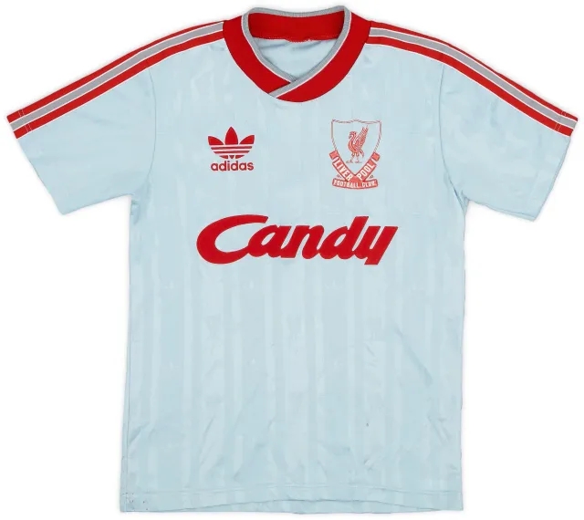 adidas 1988-89 Liverpool Away Shirt - 7/10 - (M.Boys)