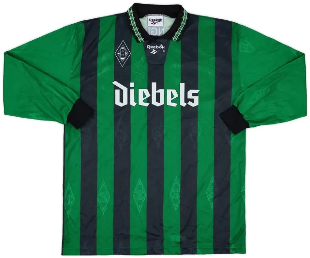 Reebok 1995-96 Borussia Monchengladbach Away L/S Shirt - 6/10 - (XXL)