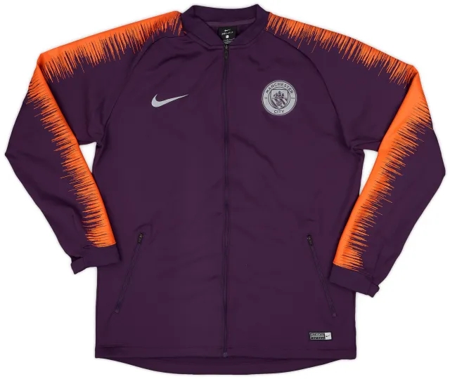 2018-19 Manchester City Nike Track Jacket - 8/10 - (L)