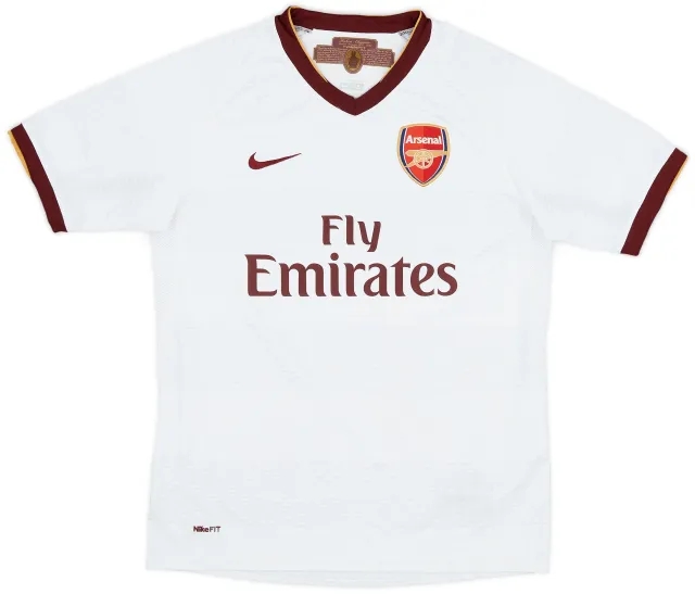 Nike 2007-08 Arsenal Away Shirt - 6/10 - (L.Boys)
