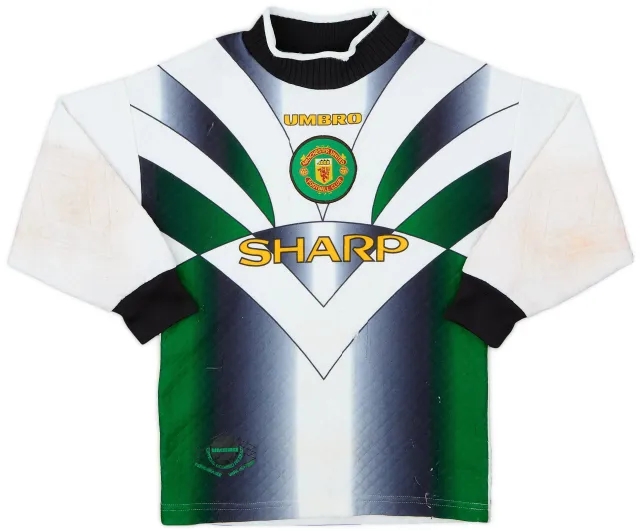 Umbro 1996-97 Manchester United GK Shirt - 5/10 - (S.Boys)
