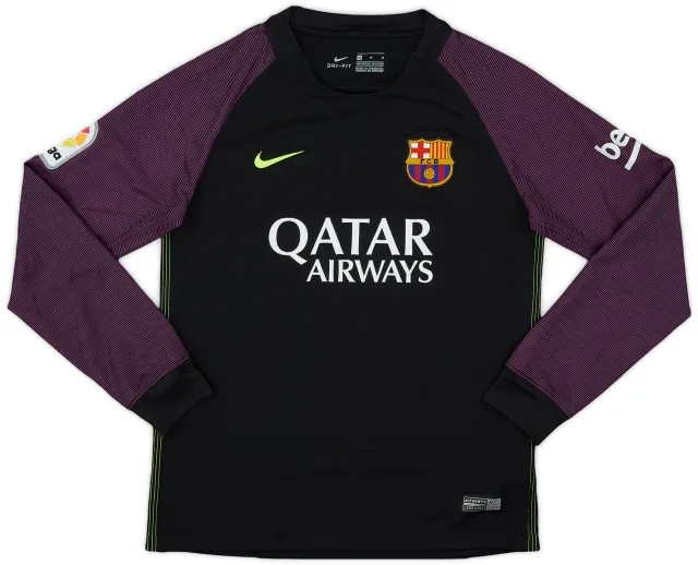 Nike 2016-17 Barcelona GK Shirt - 8/10 - (M.Boys)