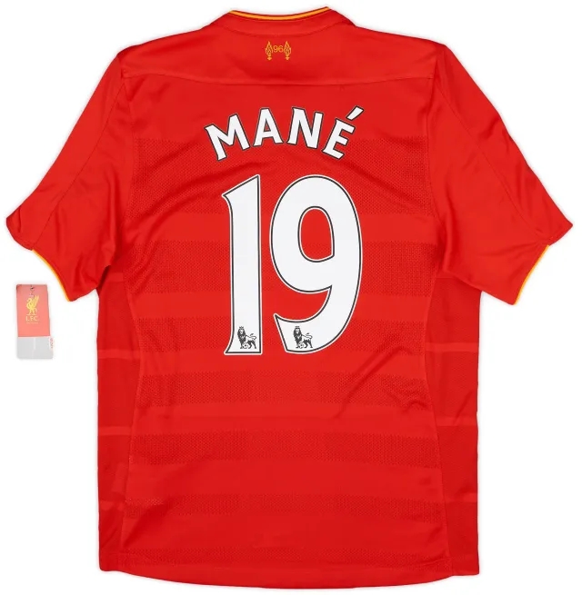 NewBalance 2016-17 Liverpool Home Shirt Mane #19 (S)