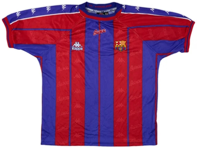 Kappa 1997-98 Barcelona Home Shirt - 5/10 - (S)