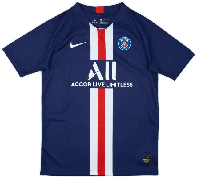 Nike 2019-20 Paris Saint-Germain Home Shirt - 8/10 - (XL.Boys)