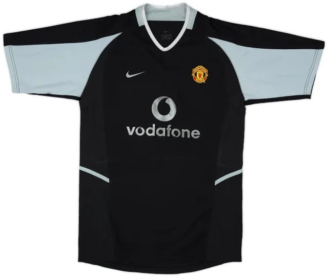 Nike 2002-04 Manchester United GK S/S Shirt - 6/10 - (XL.Boys)