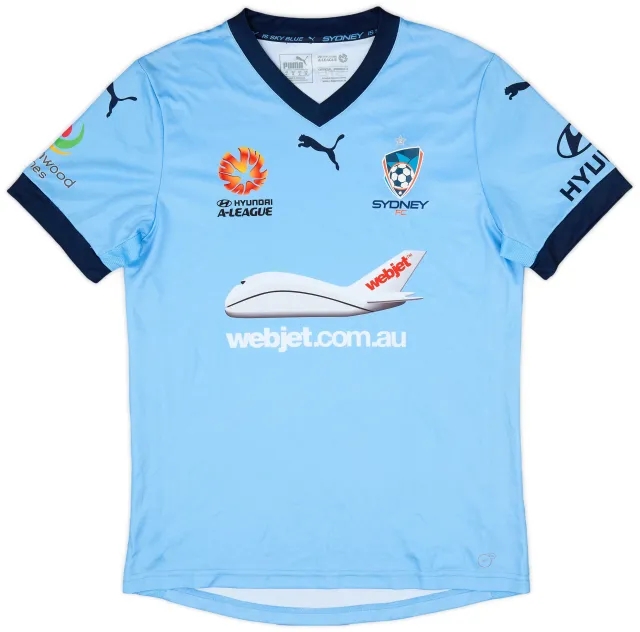 Puma 2016-17 Sydney FC Home Shirt - 8/10 - (M)