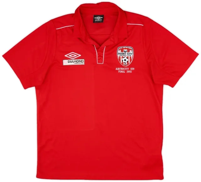 2015-16 Derry City Umbro Polo Shirt - 6/10 - (M)
