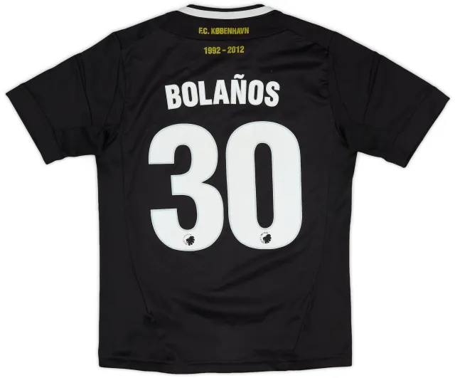 adidas 2012-13 FC Copenhagen Away Shirt Bolanos #30 - 7/10 - (S.Boys)