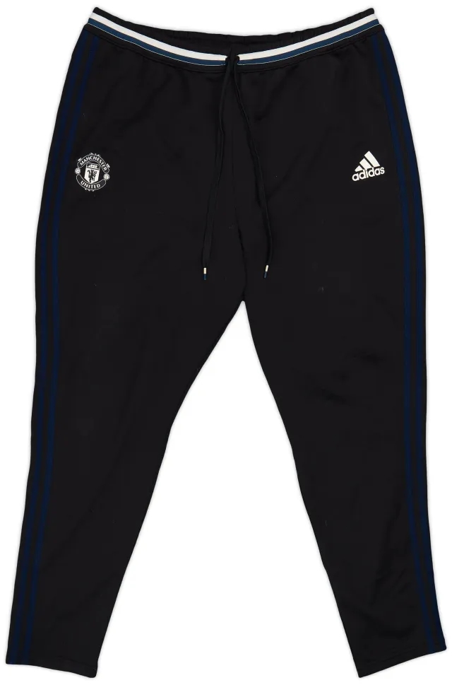 2016-17 Manchester United adidas Track Pants/Bottoms - 6/10 - (XXL)