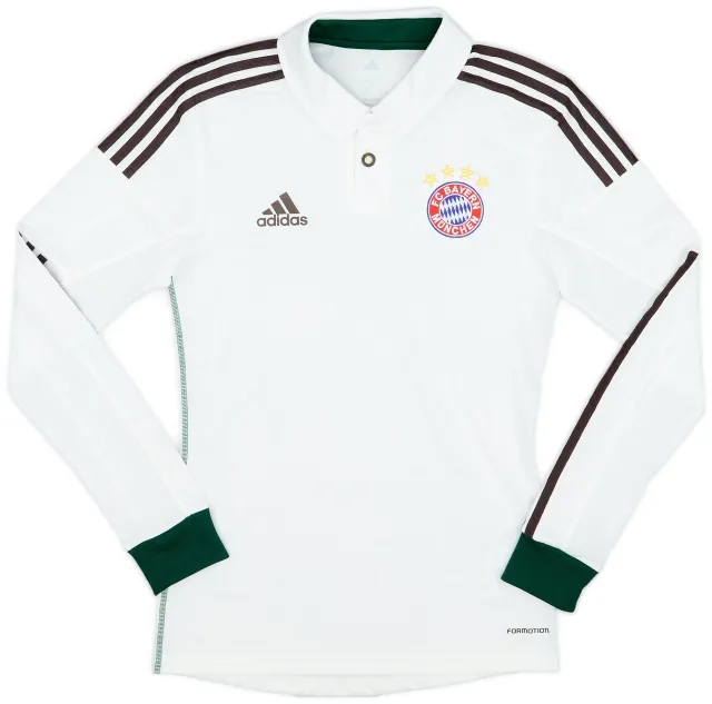 adidas 2013-14 Bayern Munich Player Issue Away L/S Shirt - 9/10 - (S)