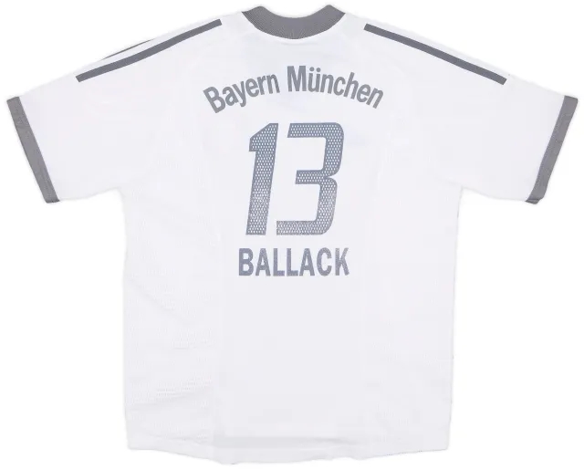adidas 2002-03 Bayern Munich Away Shirt Ballack #13 - 6/10 - (Y)