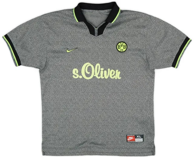 Nike 1997-98 Borussia Dortmund Away Shirt - 7/10 - (XL.Boys)