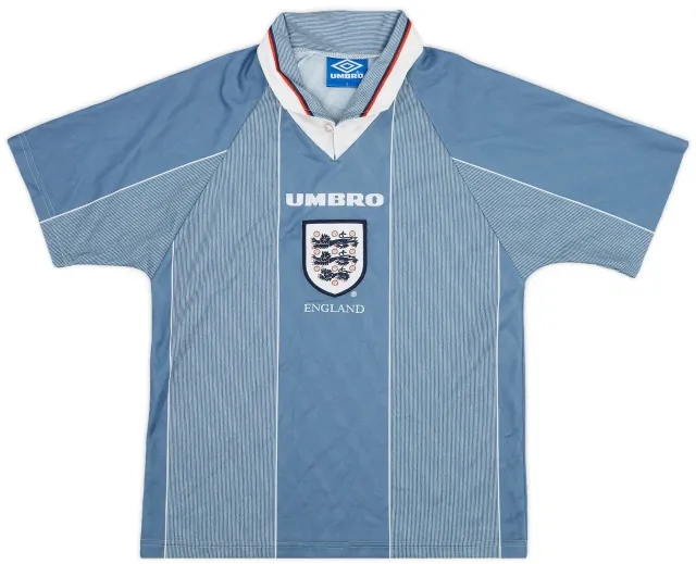 Umbro 1996-97 England Away Shirt - 8/10 - (Y)