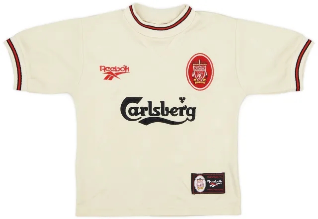 Reebok 1996-97 Liverpool Away Shirt - 8/10 - (7-8 Years)