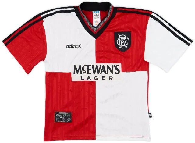 adidas 1995-96 Rangers Away Shirt - 8/10 - (S.Boys)