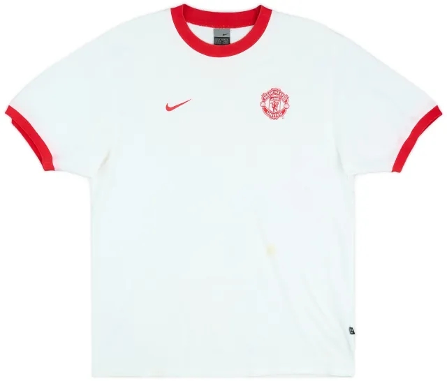 2003-04 Manchester United Nike Training Shirt - 8/10 - (L.Boys)