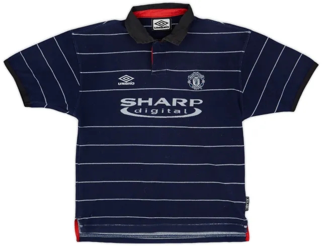 Umbro 1999-00 Manchester United Away Shirt - 7/10 - (M.Boys)