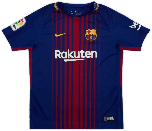 Nike 2017-18 Barcelona Home Shirt - 6/10 - (M.Boys)