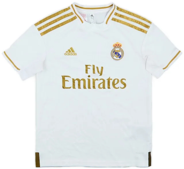 adidas 2019-20 Real Madrid Home Shirt - 7/10 - (S.Boys)