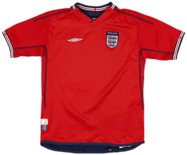 Umbro 2002-04 England Away Shirt - 7/10 - (XL.Boys)