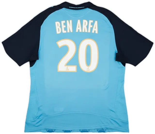 adidas 2008-09 Olympique Marseille Away Shirt Ben Arfa #20 - 8/10 - (XL)