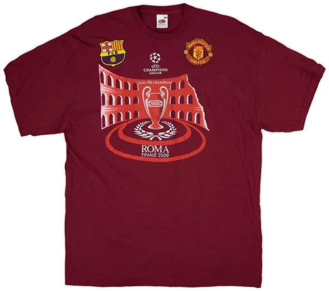 T-Shirts 2009-10 Barcelona Graphic Tee - 8/10 - (XL)
