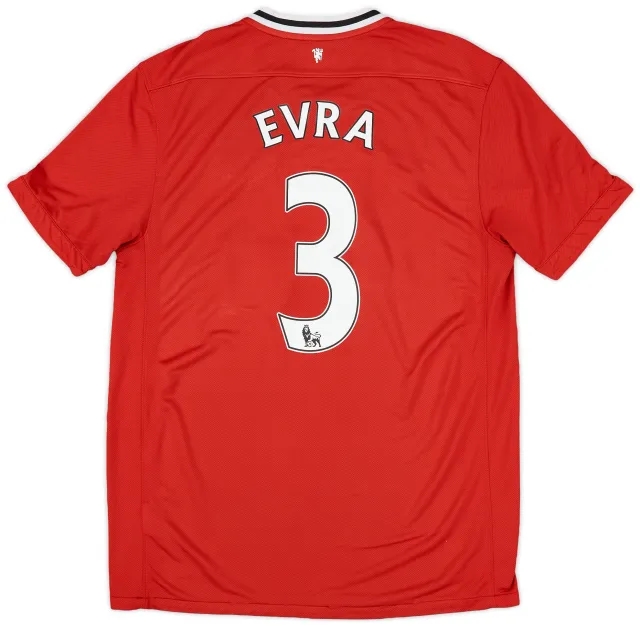 Nike 2011-12 Manchester United Home Shirt Vidic #15 - 9/10 - (XL.Boys)