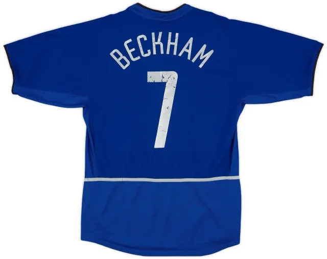 Nike 2002-03 Manchester United Third Shirt Beckham #7 - 5/10 - (S)