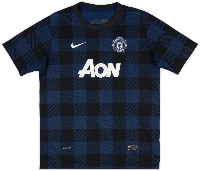 Nike 2013-14 Manchester United Away Shirt - 7/10 - (XL.Boys)