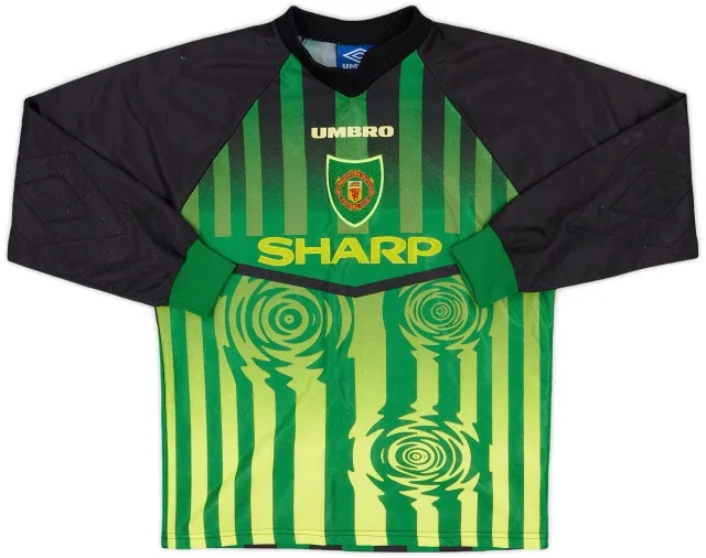 Umbro 1997-98 Manchester United GK Shirt - 7/10 - (L.Boys)