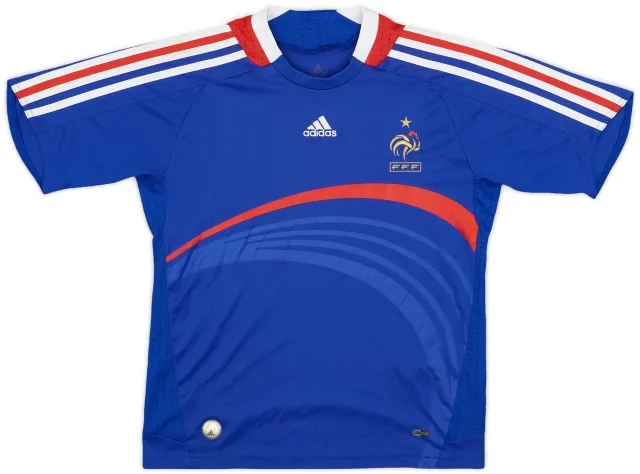 adidas 2007-08 France Home Shirt - 6/10 - (M.Boys)