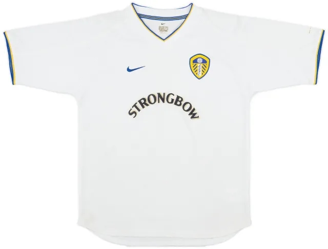 Nike 2000-02 Leeds United Home Shirt - 7/10 - (XL.Boys)
