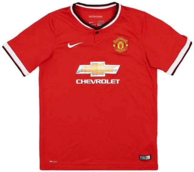 Nike 2014-15 Manchester United Home Shirt - 8/10 - (XL.Boys)