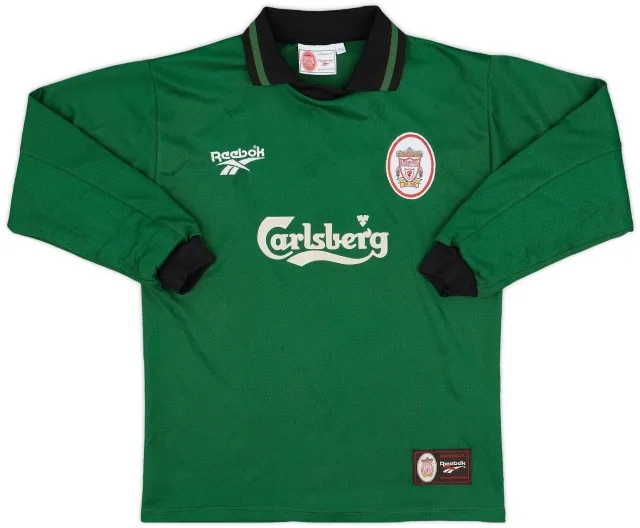 Reebok 1996-97 Liverpool GK Shirt - 6/10 - (Y)