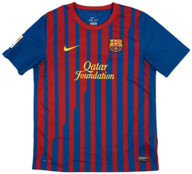 Nike 2011-12 Barcelona Home Shirt - 9/10 - (XL.Boys)