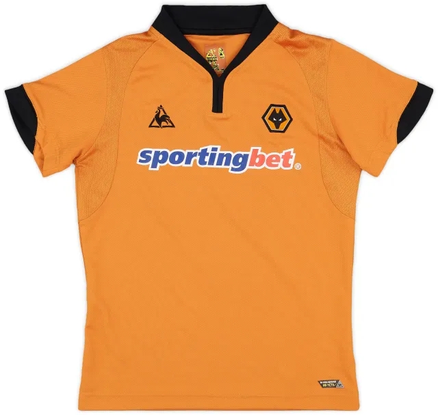 LeCoqSportif 2009-10 Wolves Home Shirt - 8/10 - (XL.Boys)